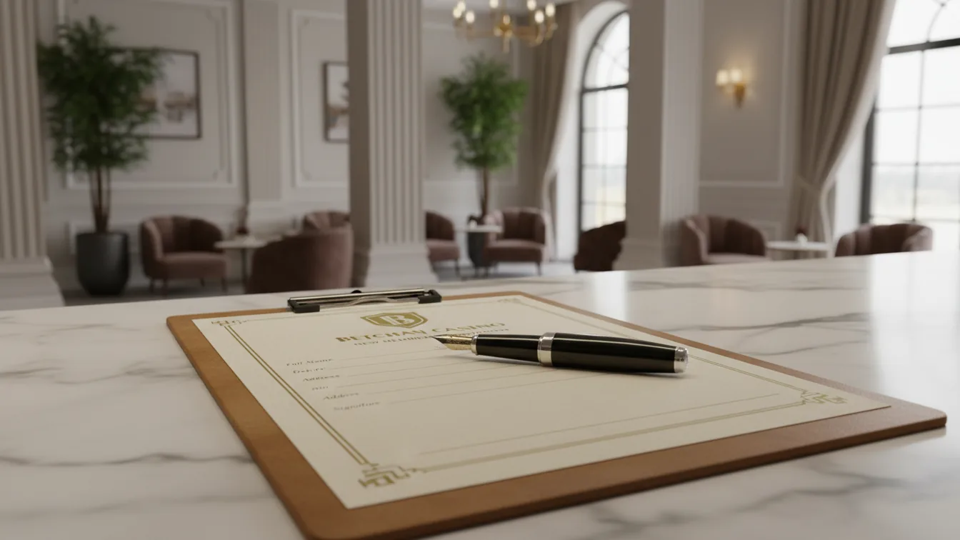 Lively Betchan casino city with bright lights